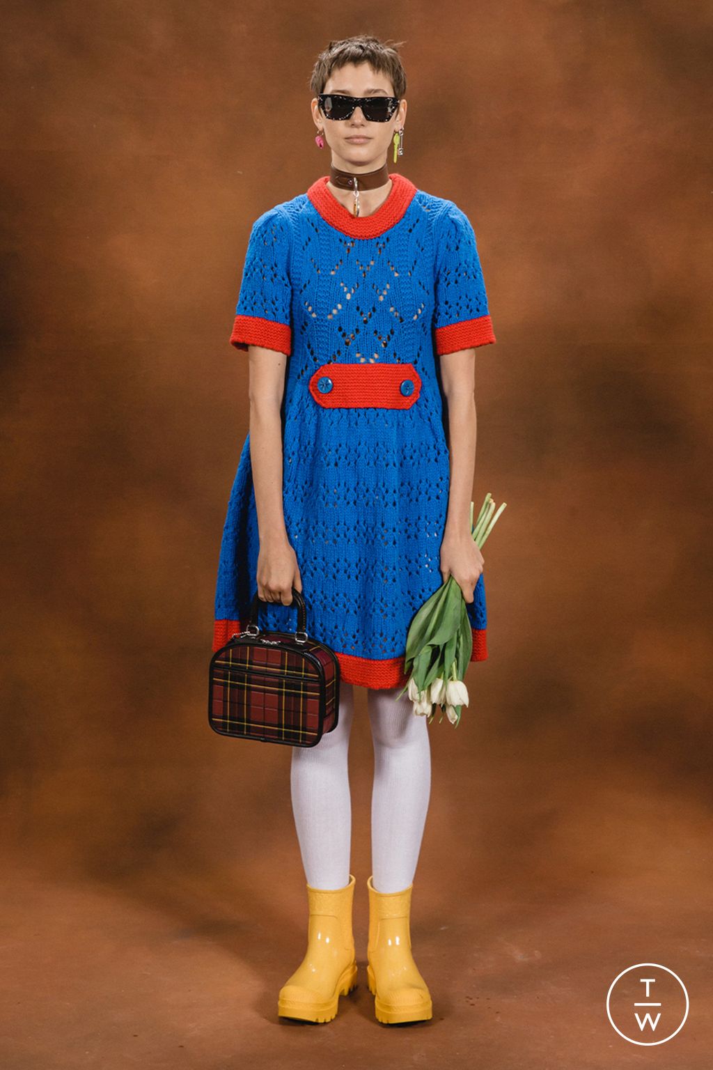 Fashion Week New York Resort 2023 look 22 from the Coach collection womenswear