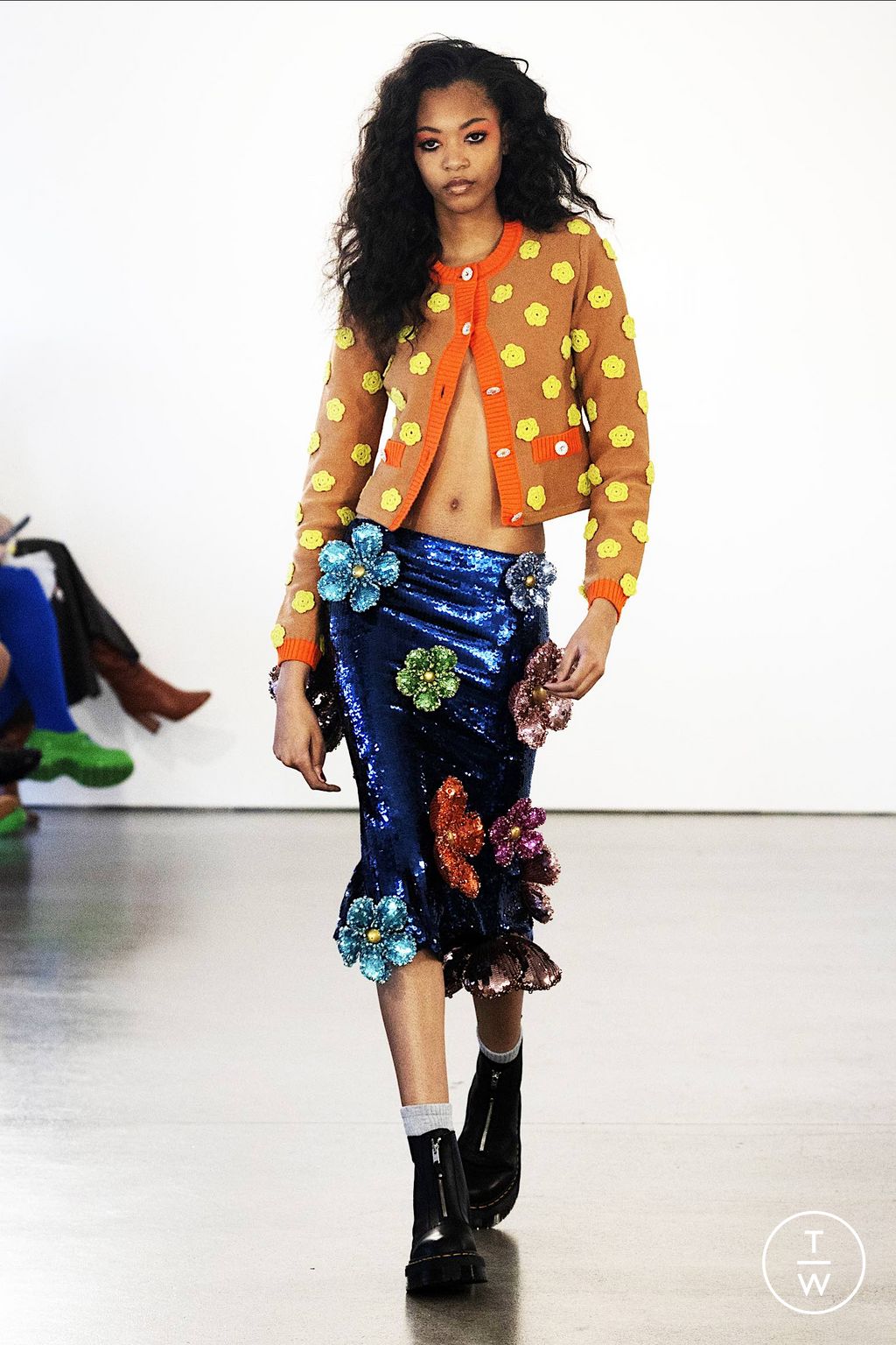 Fashion Week New York Fall/Winter 2023 look 4 de la collection Colin Locascio womenswear