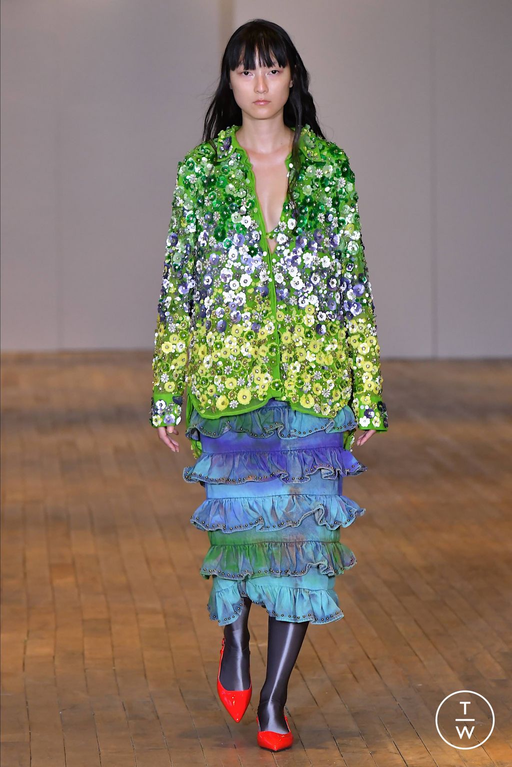 Fashion Week New York Spring/Summer 2024 look 2 from the Colin Locascio collection 女装