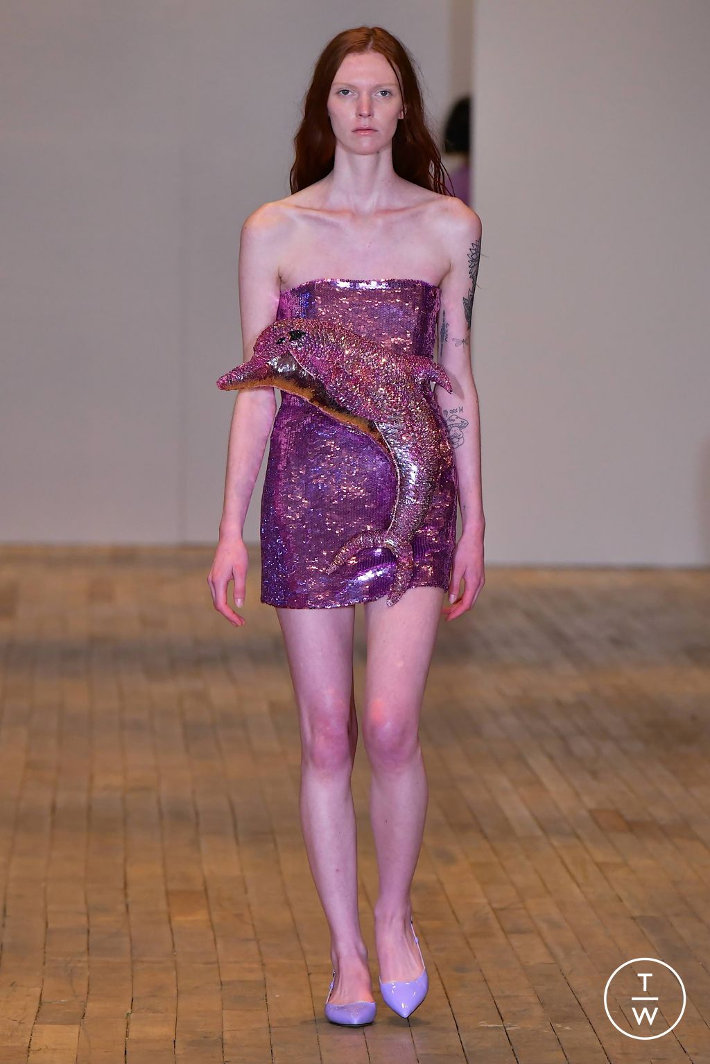 Fashion Week New York Spring/Summer 2024 look 19 de la collection Colin Locascio womenswear