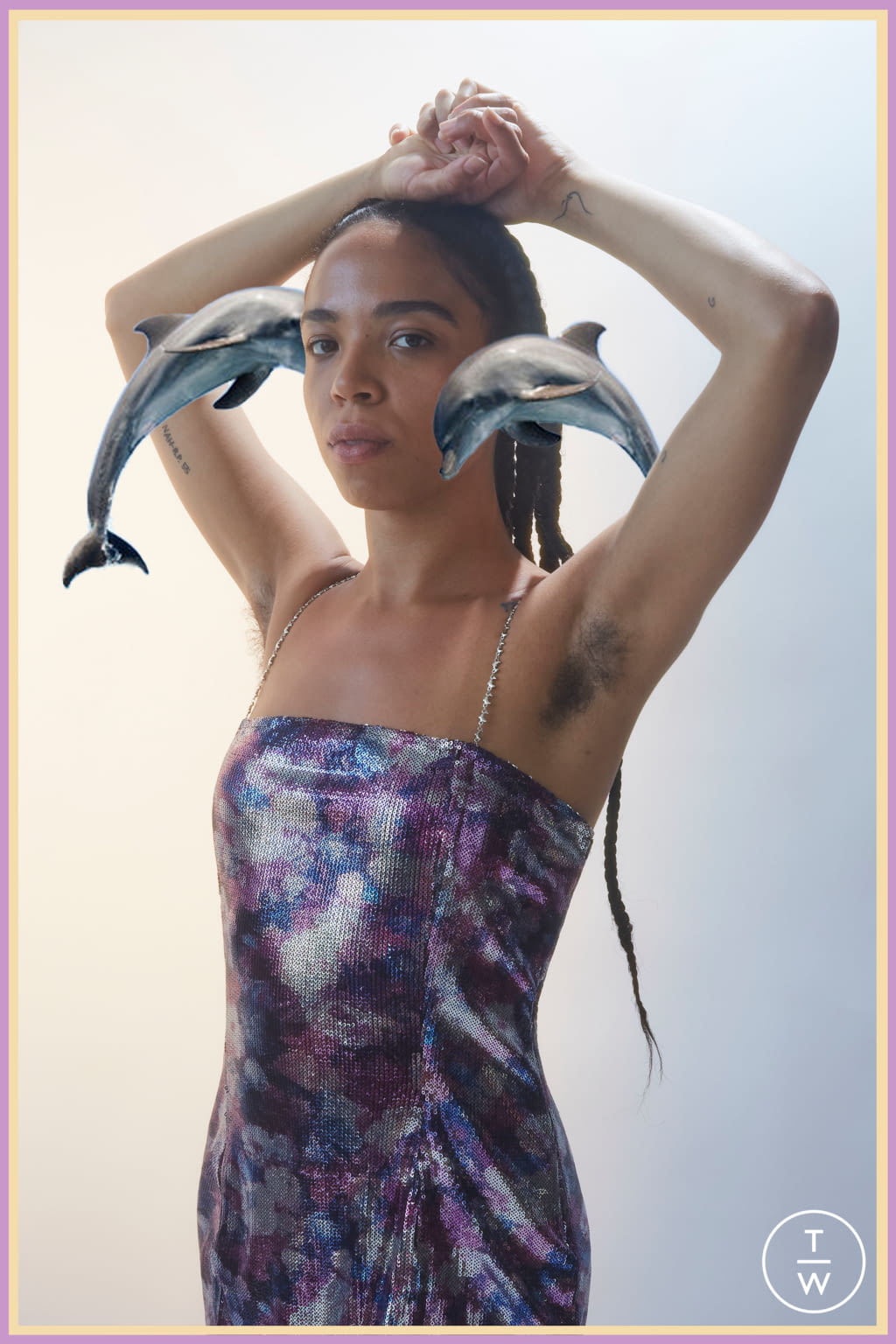 Fashion Week New York Resort 2020 look 17 de la collection Collina Strada womenswear