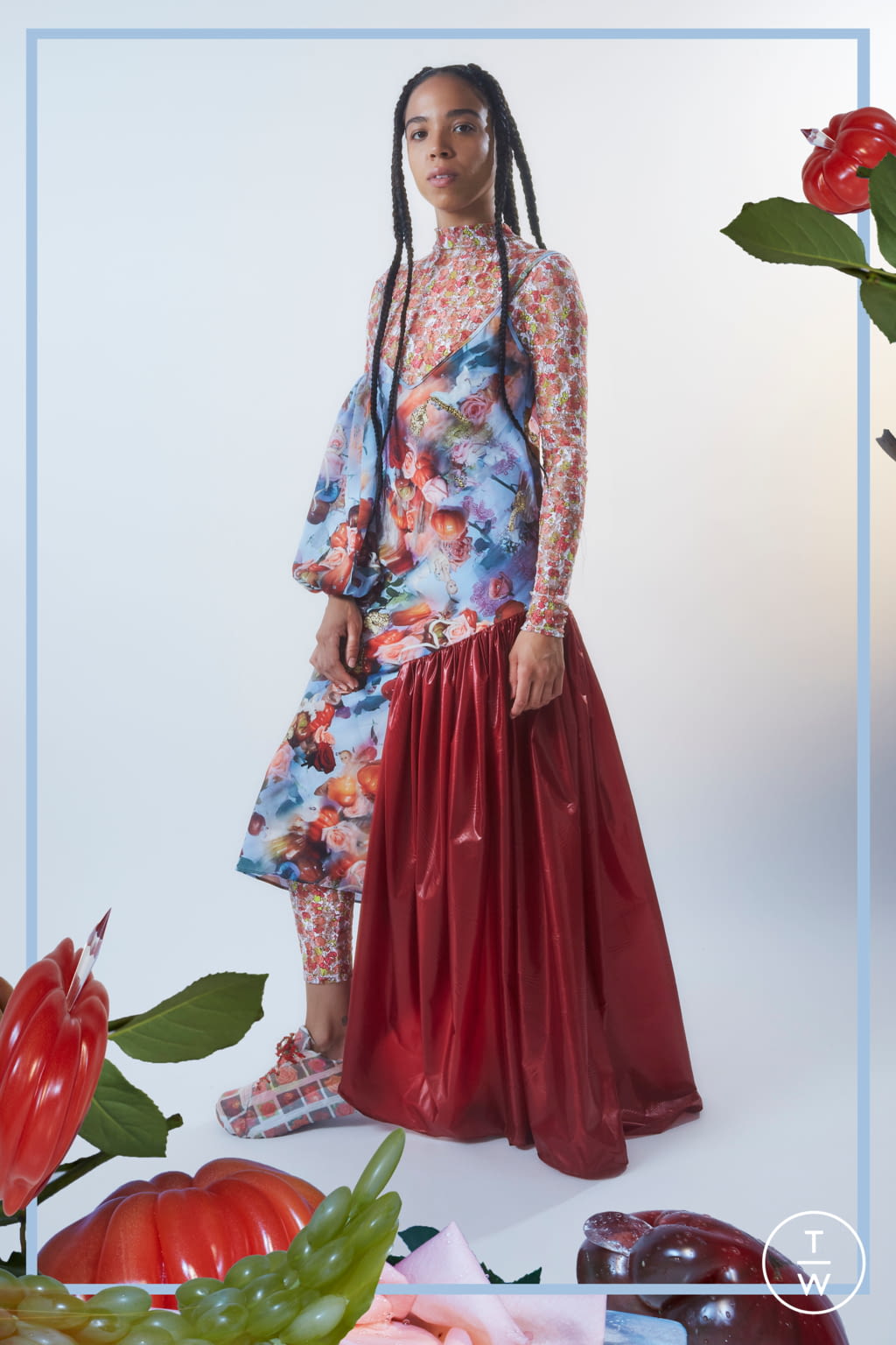 Fashion Week New York Resort 2020 look 24 de la collection Collina Strada womenswear
