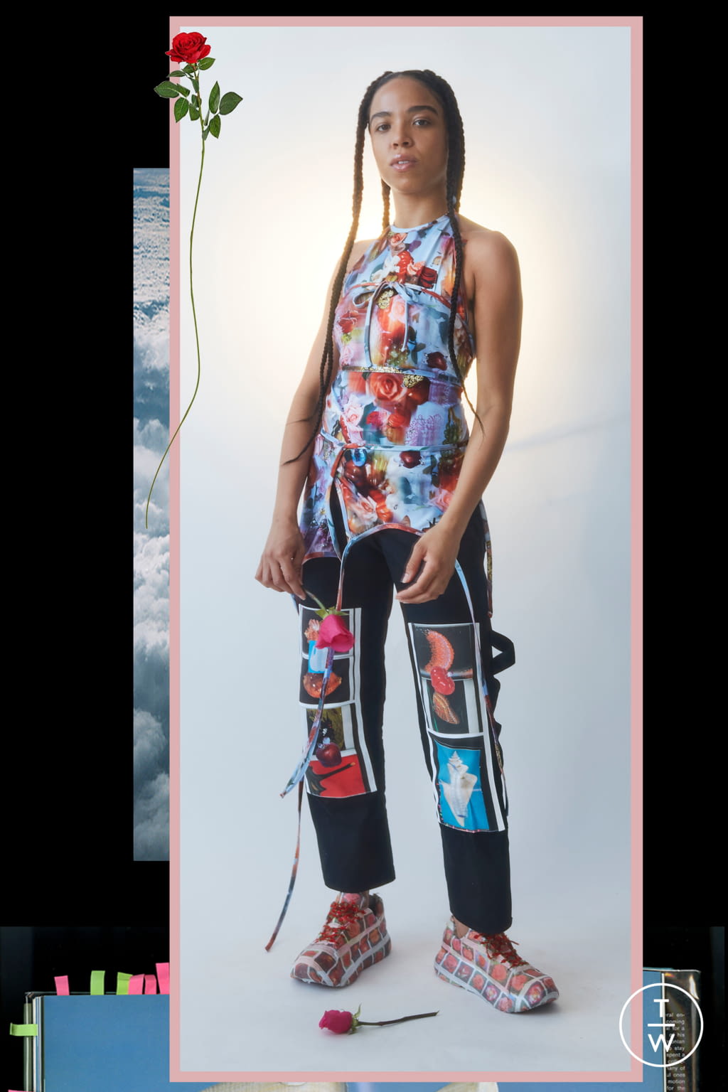 Fashion Week New York Resort 2020 look 30 de la collection Collina Strada womenswear