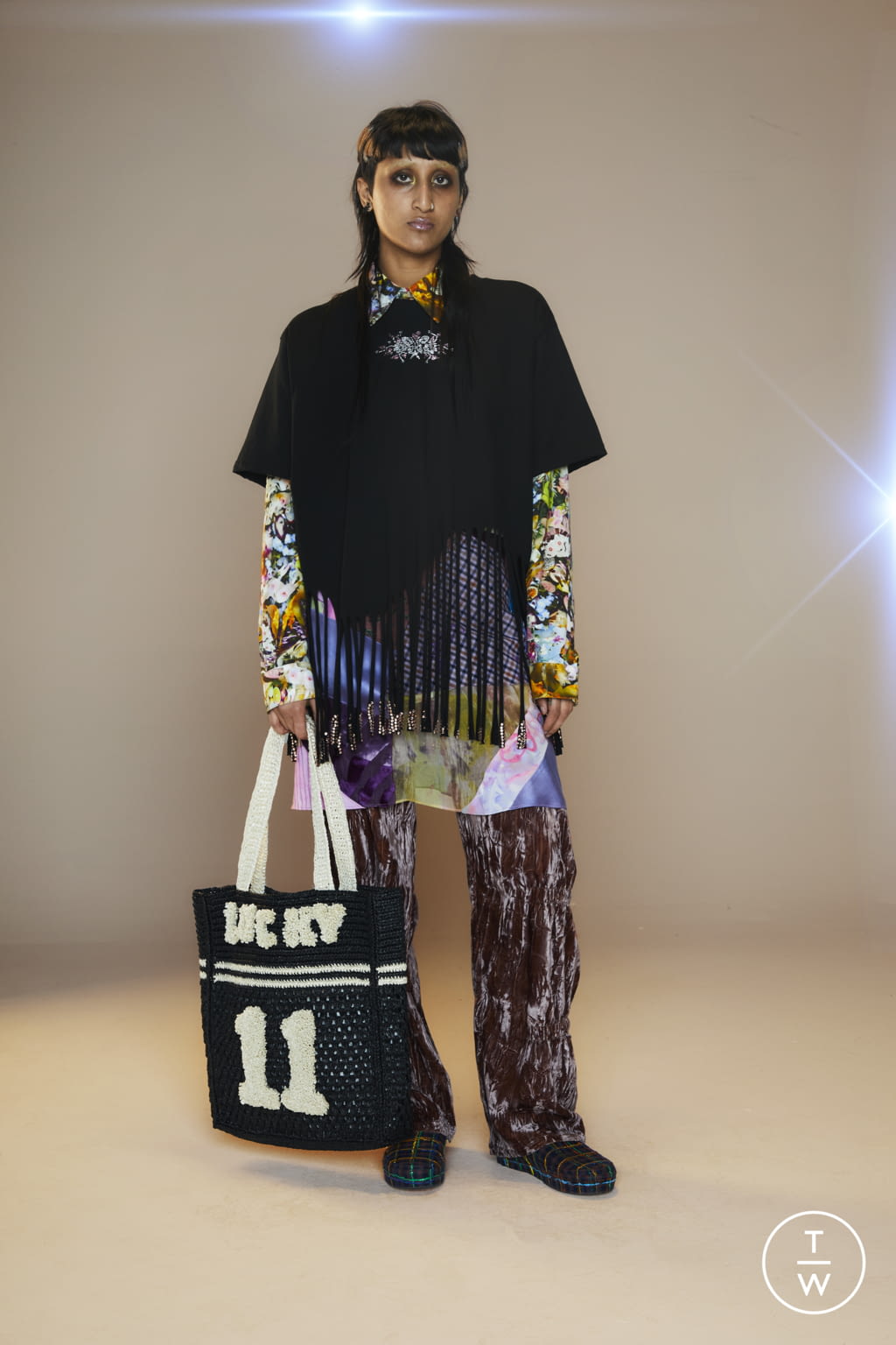 Fashion Week New York Fall/Winter 2022 look 35 de la collection Collina Strada womenswear