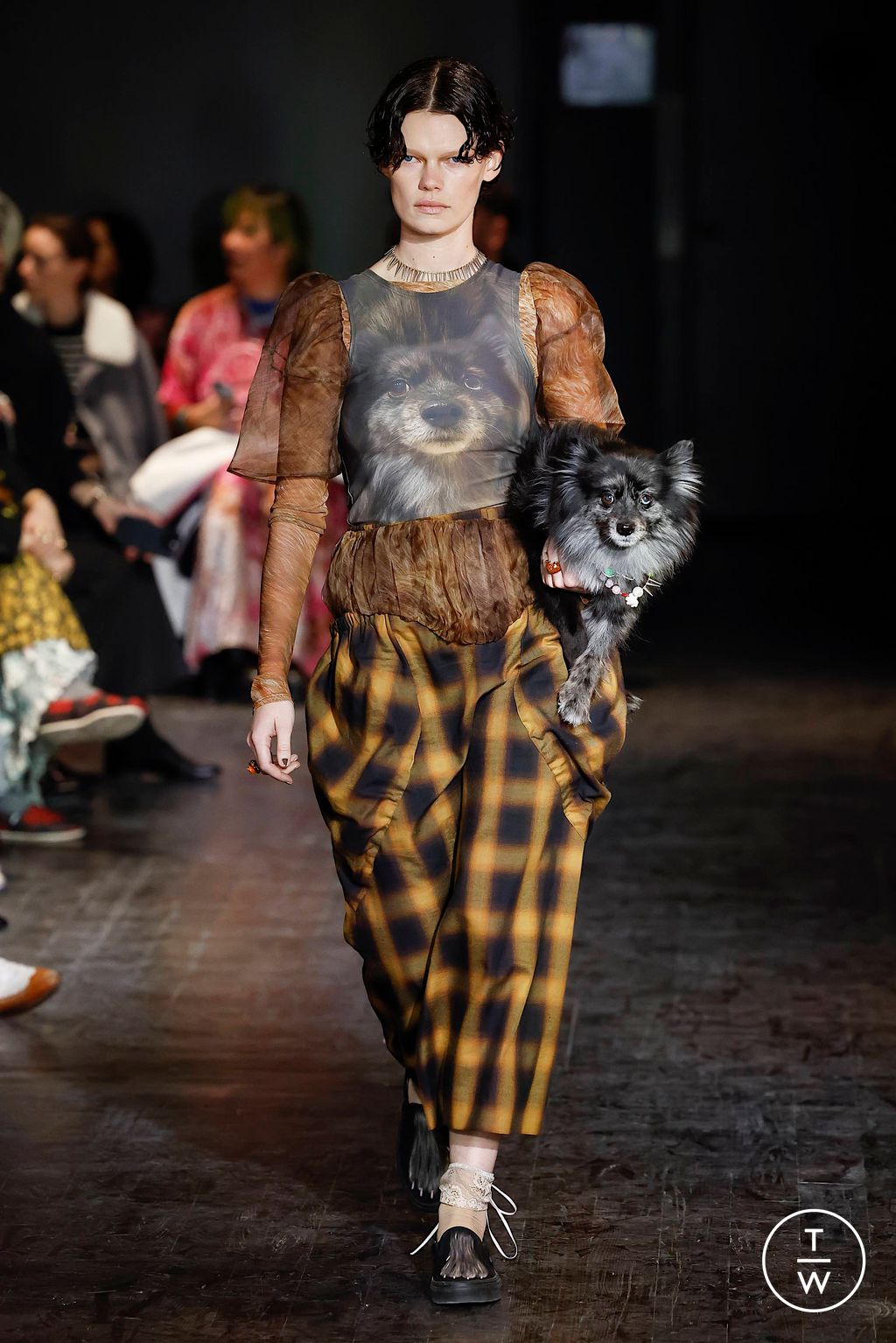 Fashion Week New York Fall/Winter 2023 look 5 from the Collina Strada collection womenswear