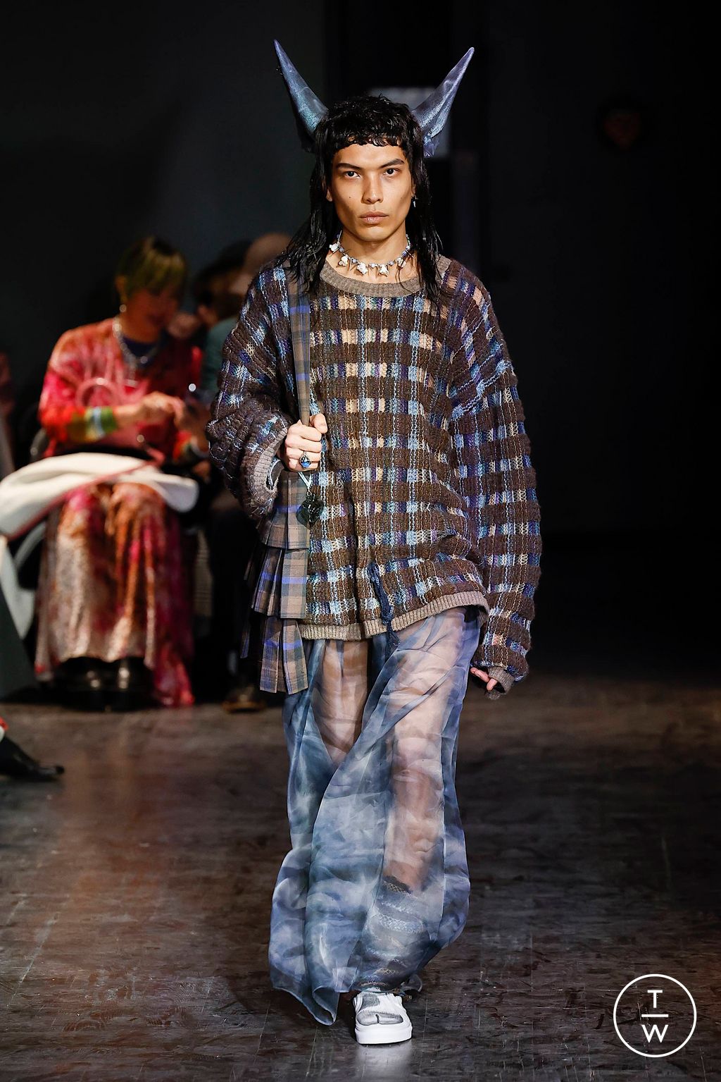 Fashion Week New York Fall/Winter 2023 look 18 de la collection Collina Strada womenswear