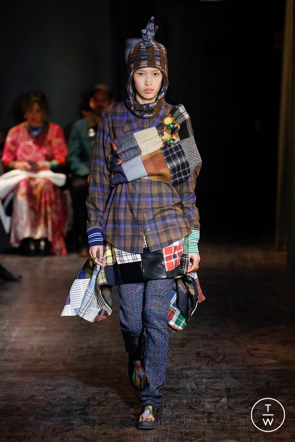 Fashion Week New York Fall/Winter 2023 look 20 de la collection Collina Strada womenswear