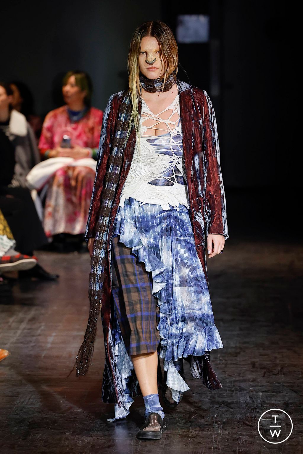Fashion Week New York Fall/Winter 2023 look 22 de la collection Collina Strada womenswear
