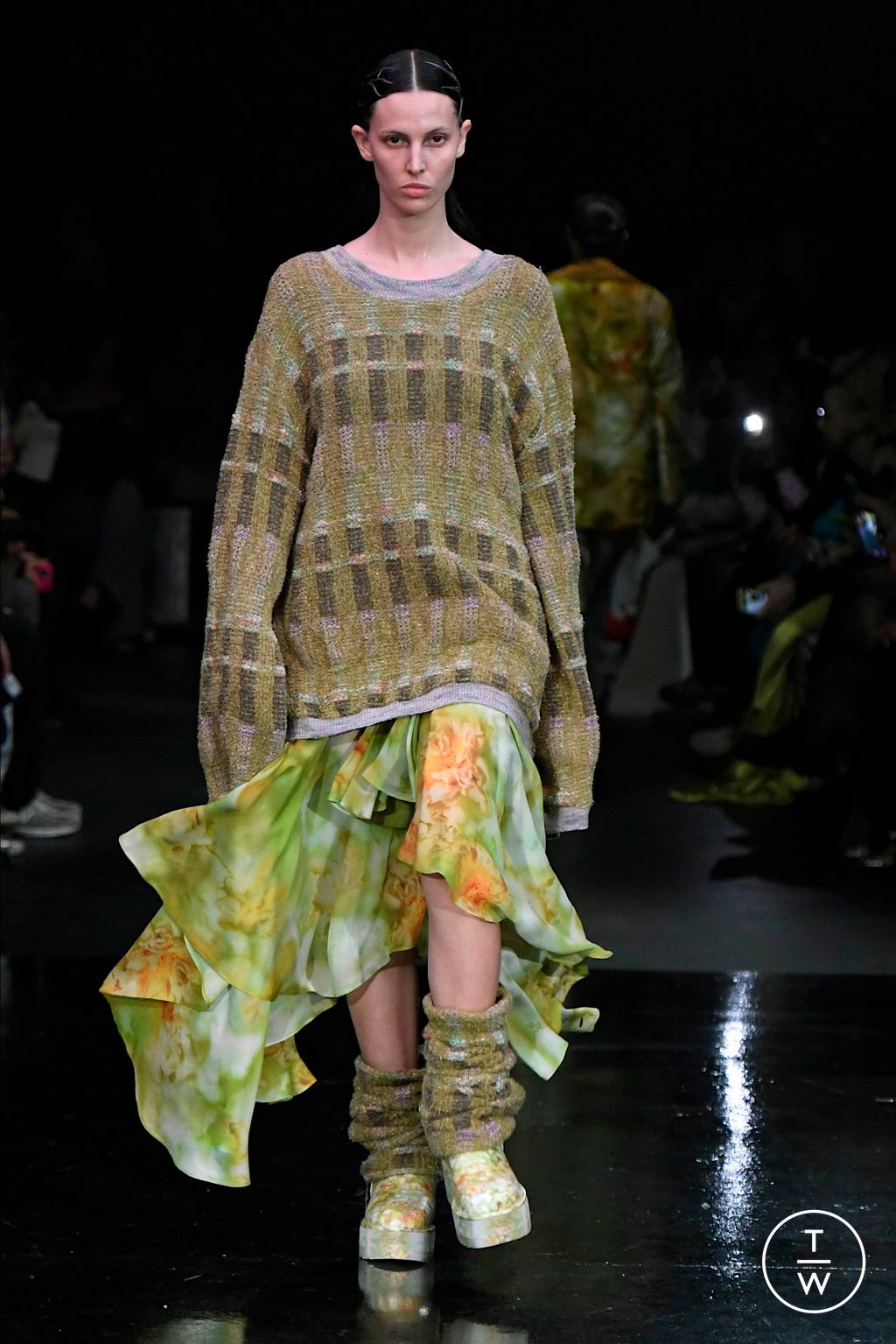 Fashion Week New York Fall/Winter 2024 look 6 de la collection Collina Strada womenswear