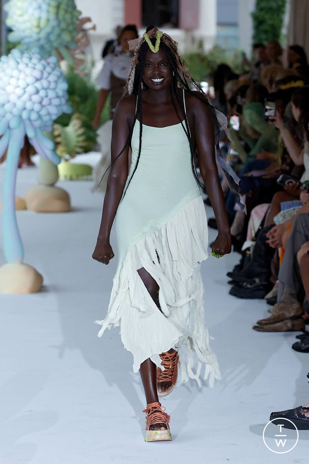 Fashion Week New York Spring/Summer 2024 look 8 from the Collina Strada collection womenswear