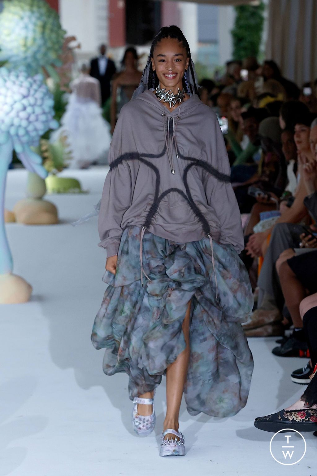 Fashion Week New York Spring/Summer 2024 look 18 from the Collina Strada collection womenswear