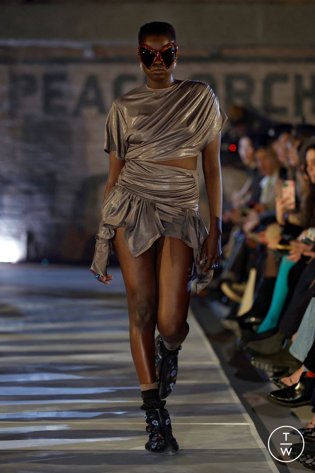 Fashion Week New York Fall/Winter 2025 look 4 from the Collina Strada collection womenswear