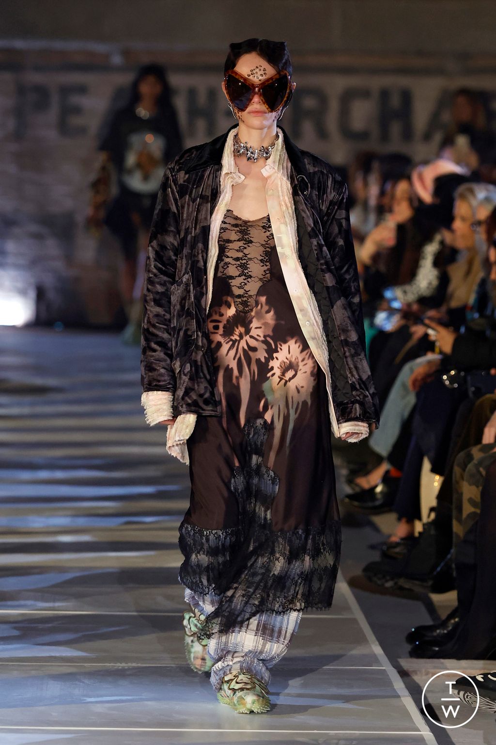 Fashion Week New York Fall/Winter 2025 look 7 from the Collina Strada collection womenswear
