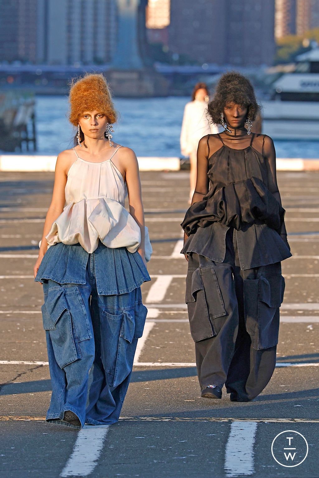 Fashion Week New York Spring/Summer 2026 look 1 from the Collina Strada collection womenswear