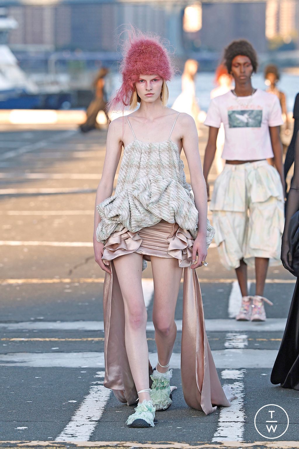 Fashion Week New York Spring/Summer 2026 look 4 from the Collina Strada collection womenswear