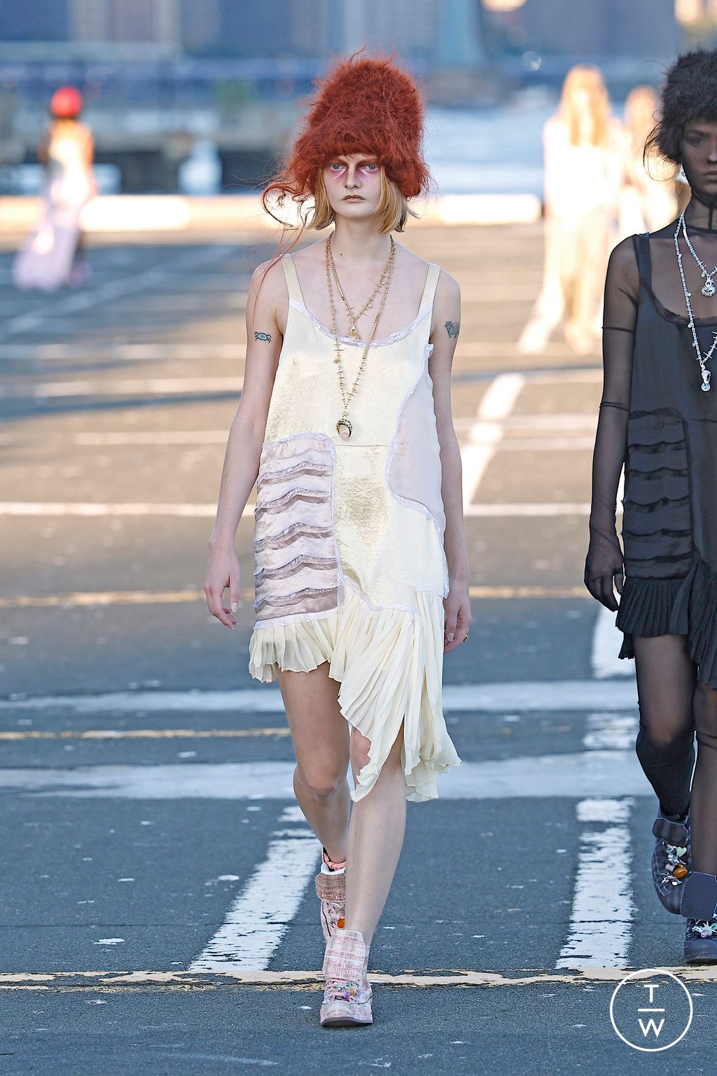 Fashion Week New York Spring/Summer 2026 look 8 from the Collina Strada collection womenswear