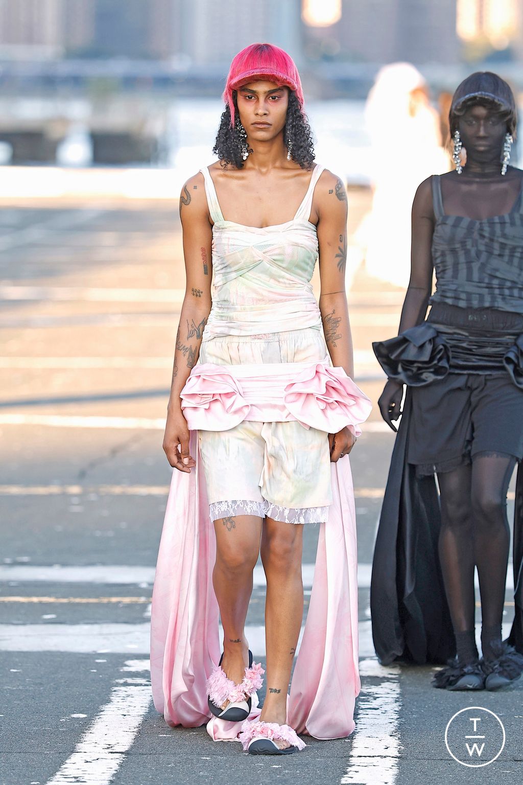 Fashion Week New York Spring/Summer 2026 look 14 from the Collina Strada collection womenswear