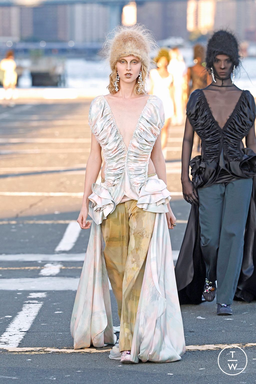 Fashion Week New York Spring/Summer 2026 look 28 from the Collina Strada collection womenswear