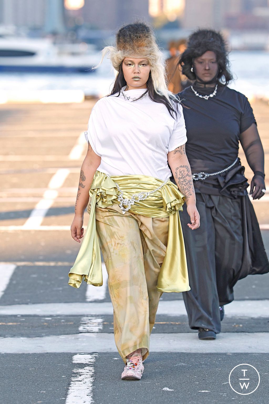 Fashion Week New York Spring/Summer 2026 look 32 from the Collina Strada collection womenswear