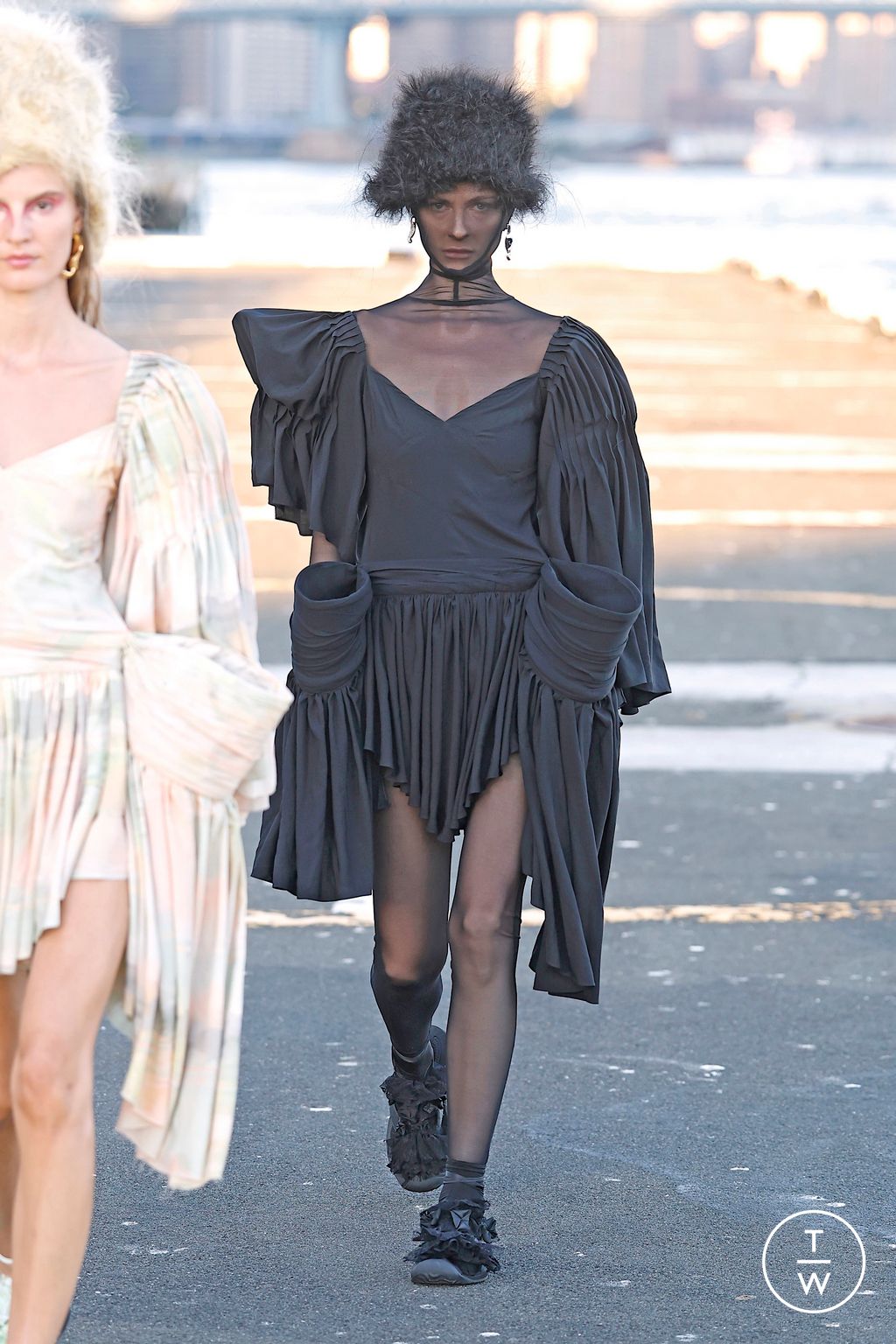 Fashion Week New York Spring/Summer 2026 look 45 from the Collina Strada collection womenswear