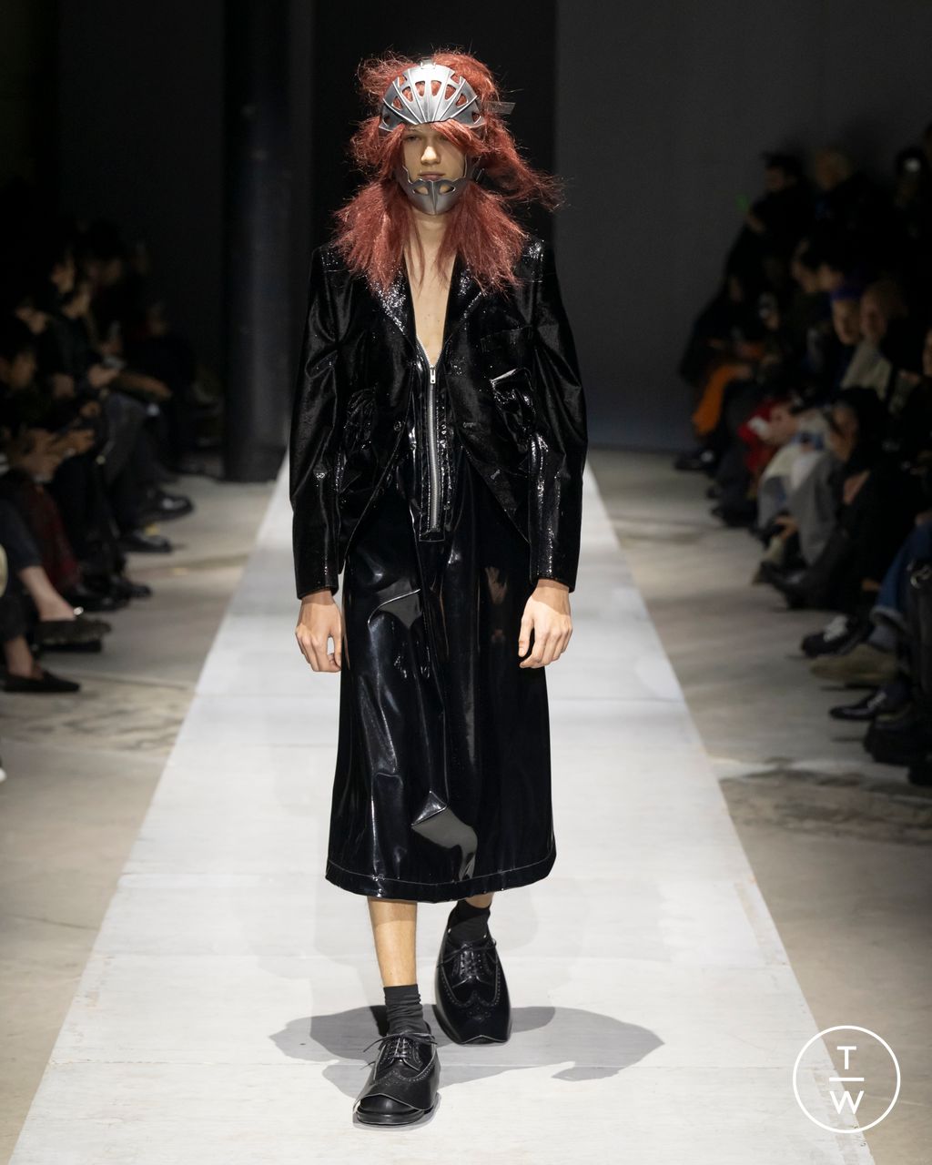 Fashion Week Paris Fall/Winter 2026 look 5 from the Comme des Garçons Homme Plus collection 男装