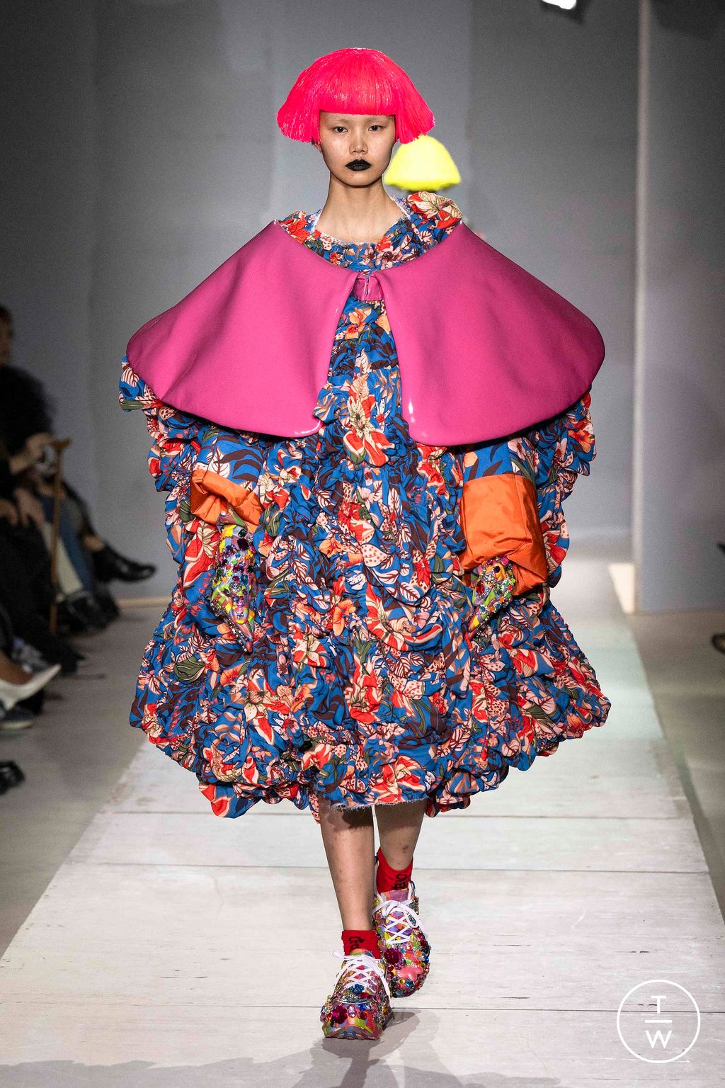 Fashion Week Paris Spring/Summer 2024 look 10 de la collection Comme des Garçons womenswear