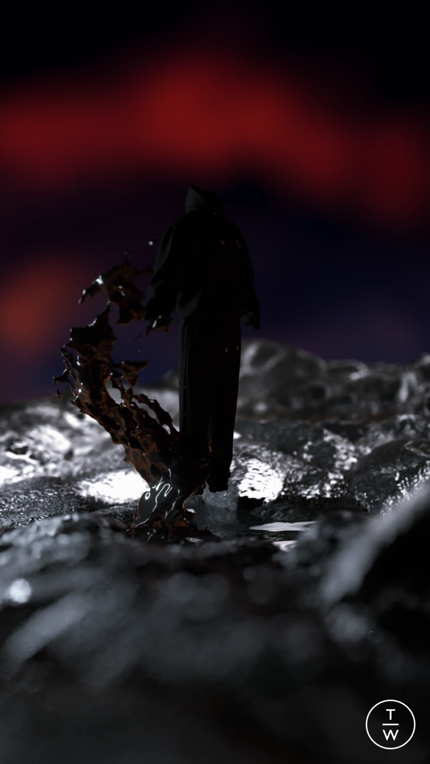 Fashion Week Paris Fall/Winter 2021 look 14 from the AVELLANO collection 男装