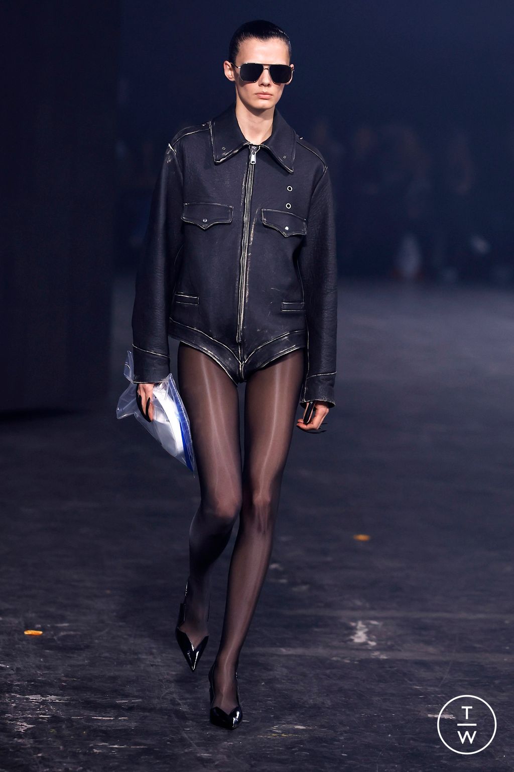 Fashion Week Paris Fall/Winter 2024 look 3 from the Coperni collection womenswear