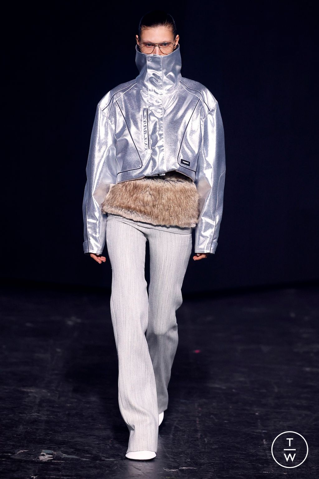 Fashion Week Paris Fall/Winter 2024 look 11 from the Coperni collection womenswear