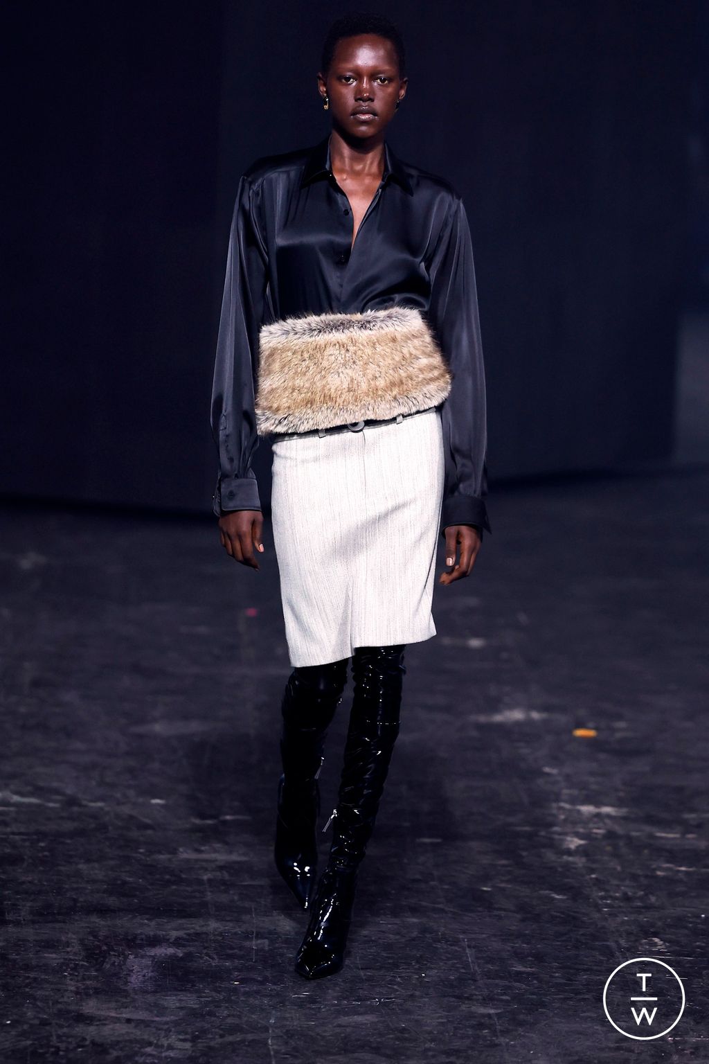 Fashion Week Paris Fall/Winter 2024 look 12 from the Coperni collection womenswear