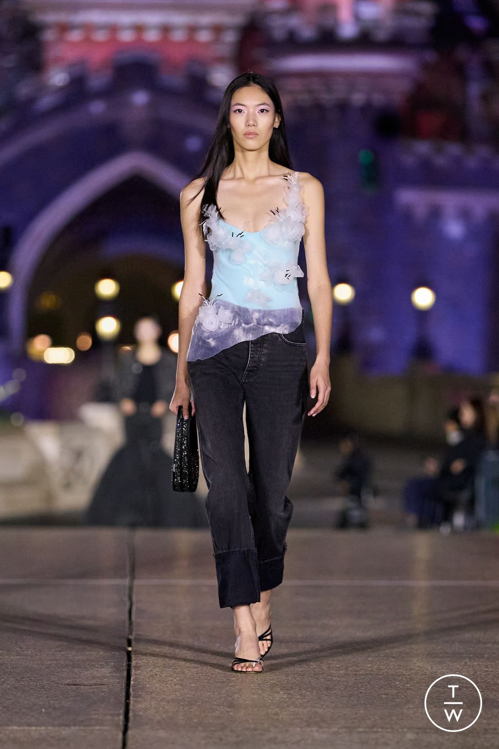 Fashion Week Paris Spring-Summer 2025 look 42 from the Coperni collection womenswear