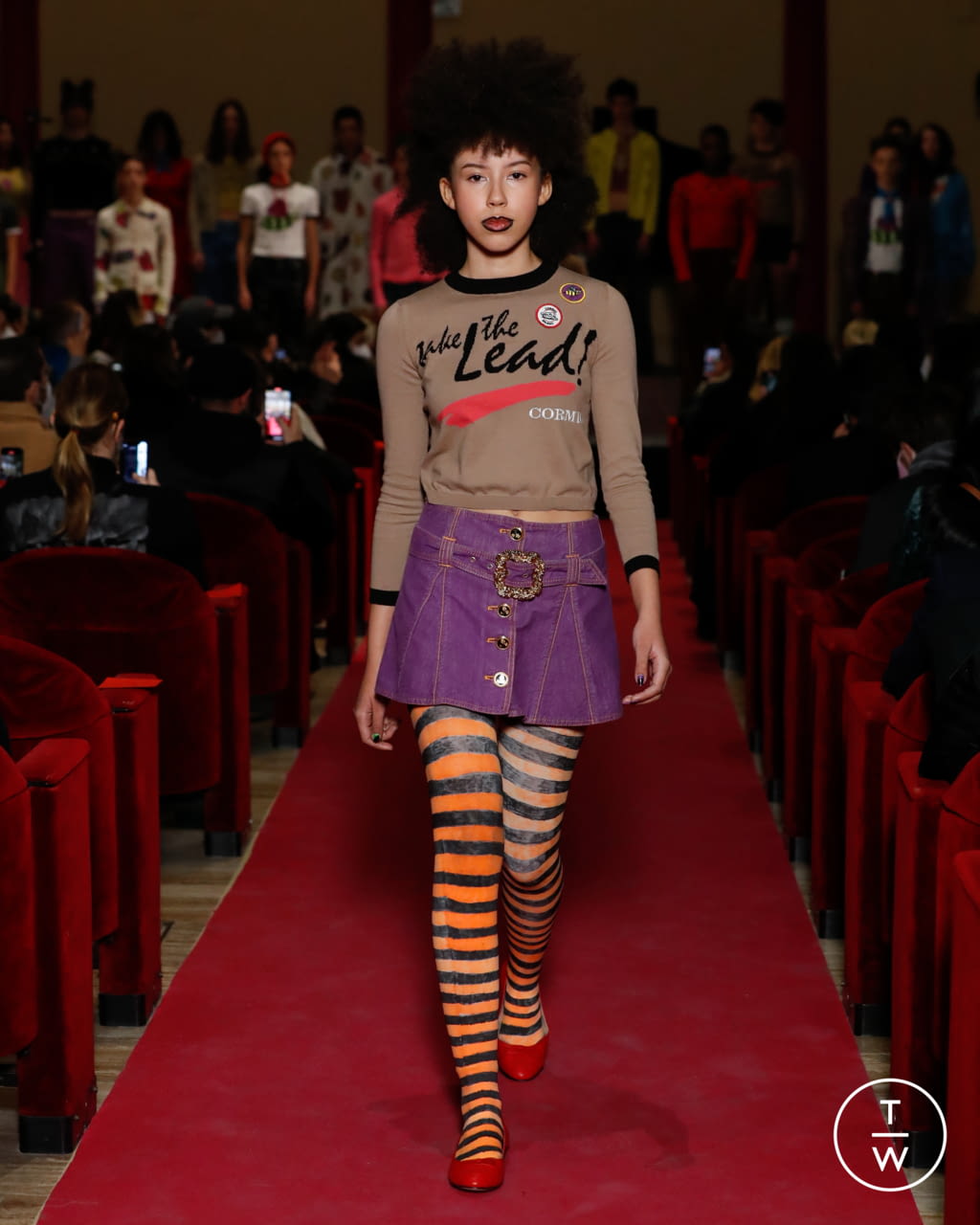 Fashion Week Milan Fall/Winter 2022 look 1 de la collection Cormio womenswear