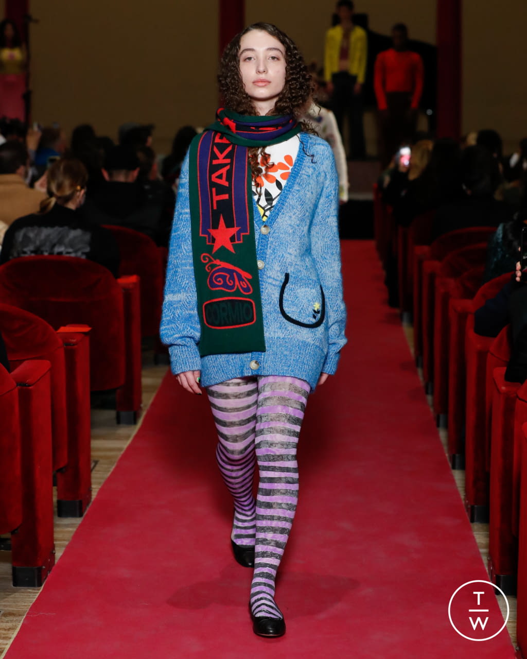 Fashion Week Milan Fall/Winter 2022 look 24 from the Cormio collection womenswear