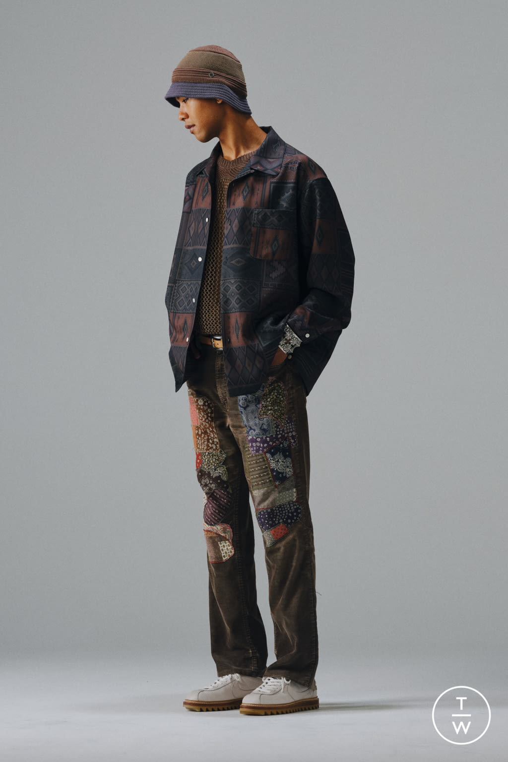 Fashion Week Milan Spring/Summer 2022 look 15 from the Children of the discordance collection 男装
