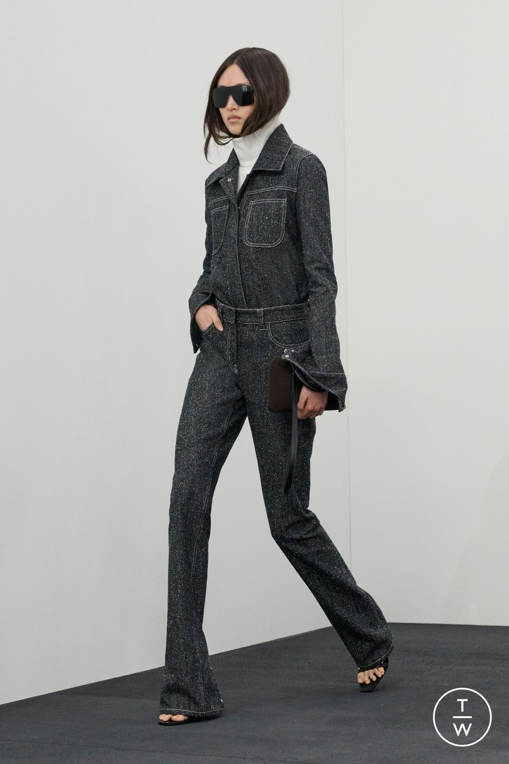 Fashion Week Paris Fall/Winter 2026 look 12 from the Courrèges collection womenswear