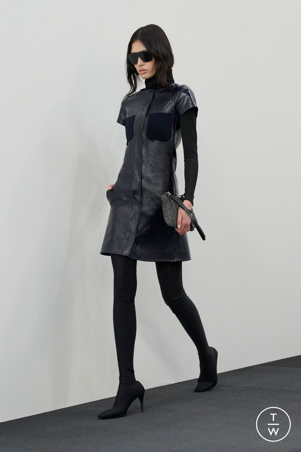 Fashion Week Paris Fall/Winter 2026 look 14 from the Courrèges collection womenswear