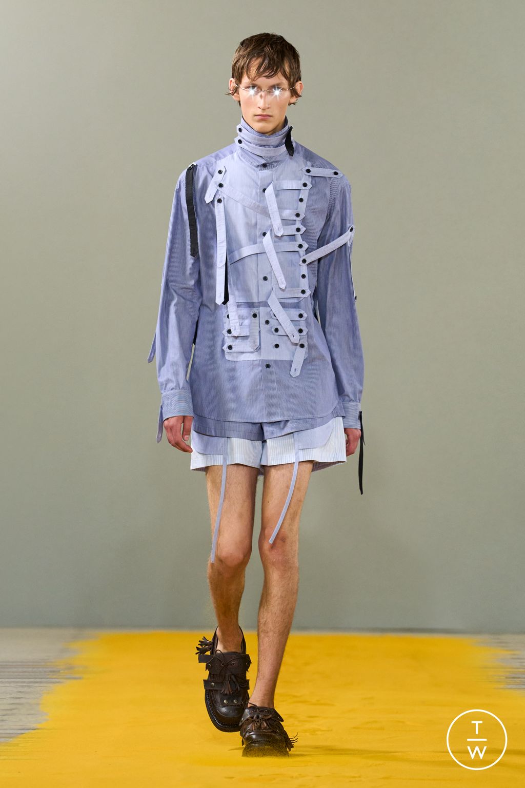 Fashion Week Paris Spring/Summer 2026 look 4 from the Craig Green collection menswear