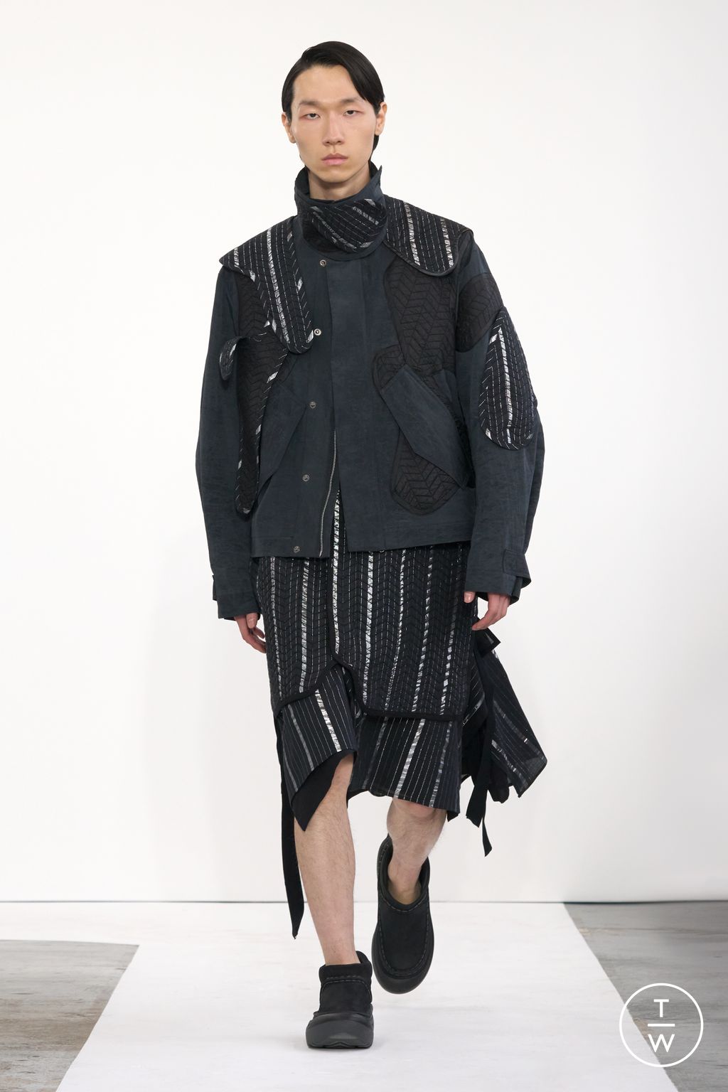 Fashion Week London Spring-Summer 2025 look 10 de la collection Craig Green menswear