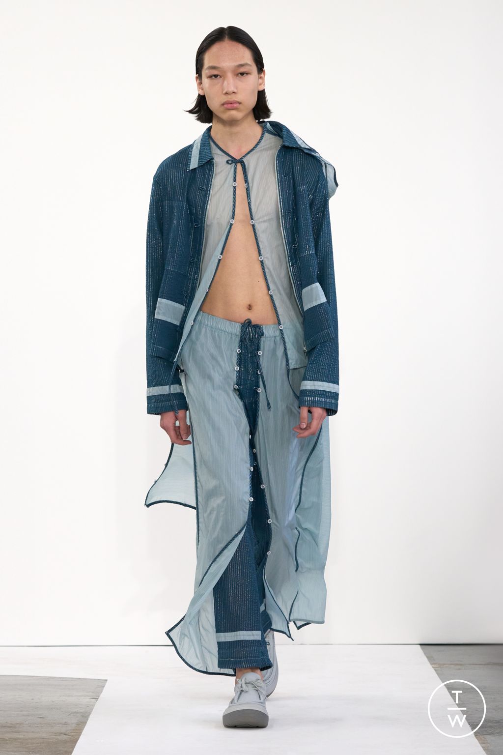 Fashion Week London Spring-Summer 2025 look 18 de la collection Craig Green menswear