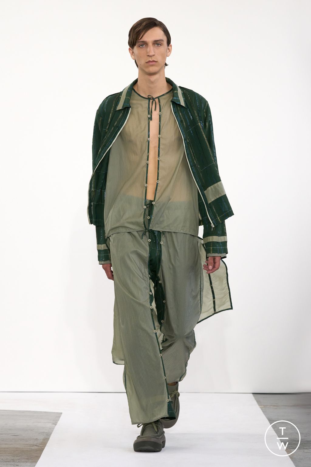 Fashion Week London Spring-Summer 2025 look 20 from the Craig Green collection 男装