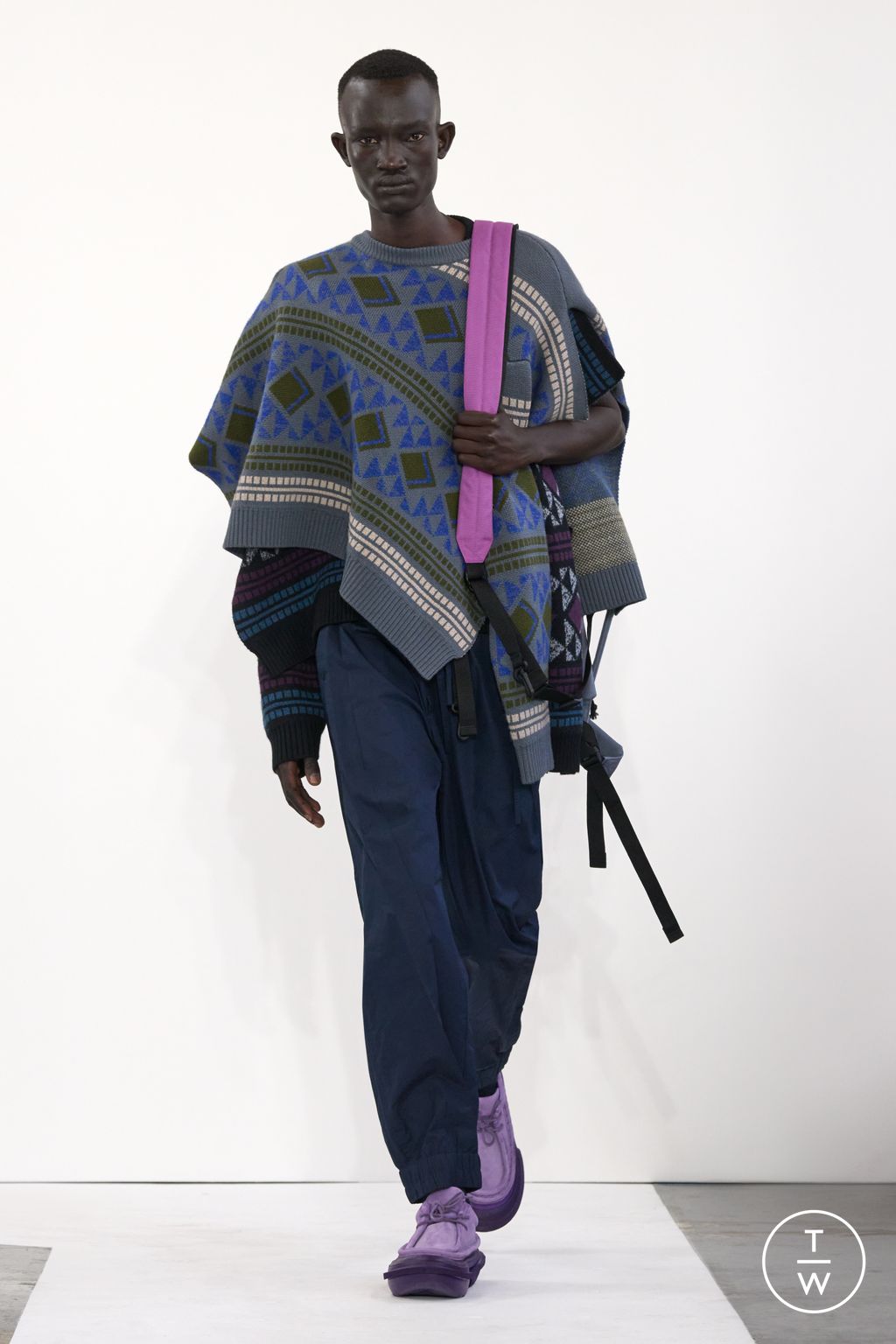 Fashion Week London Spring-Summer 2025 look 32 from the Craig Green collection 男装
