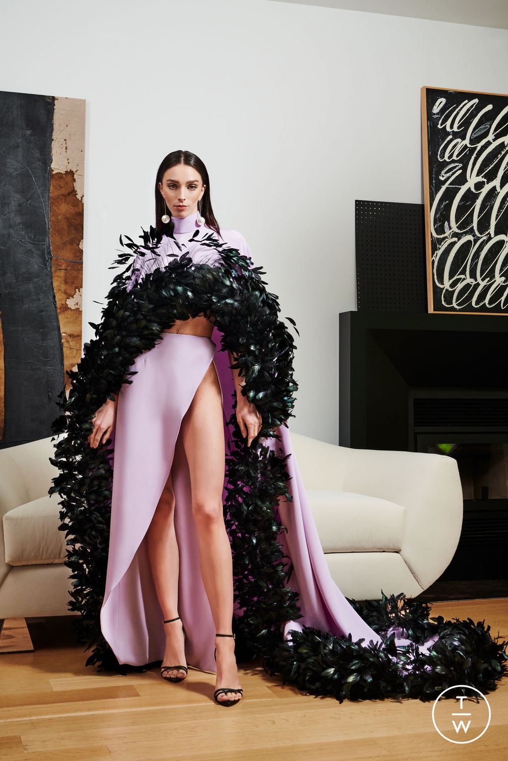 Fashion Week New York Resort 2024 look 23 de la collection Christian Siriano womenswear