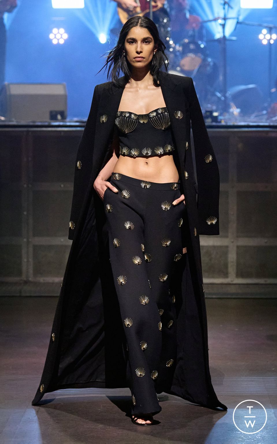 Fashion Week New York Fall/Winter 2023 look 6 de la collection Cucculelli Shaheen womenswear