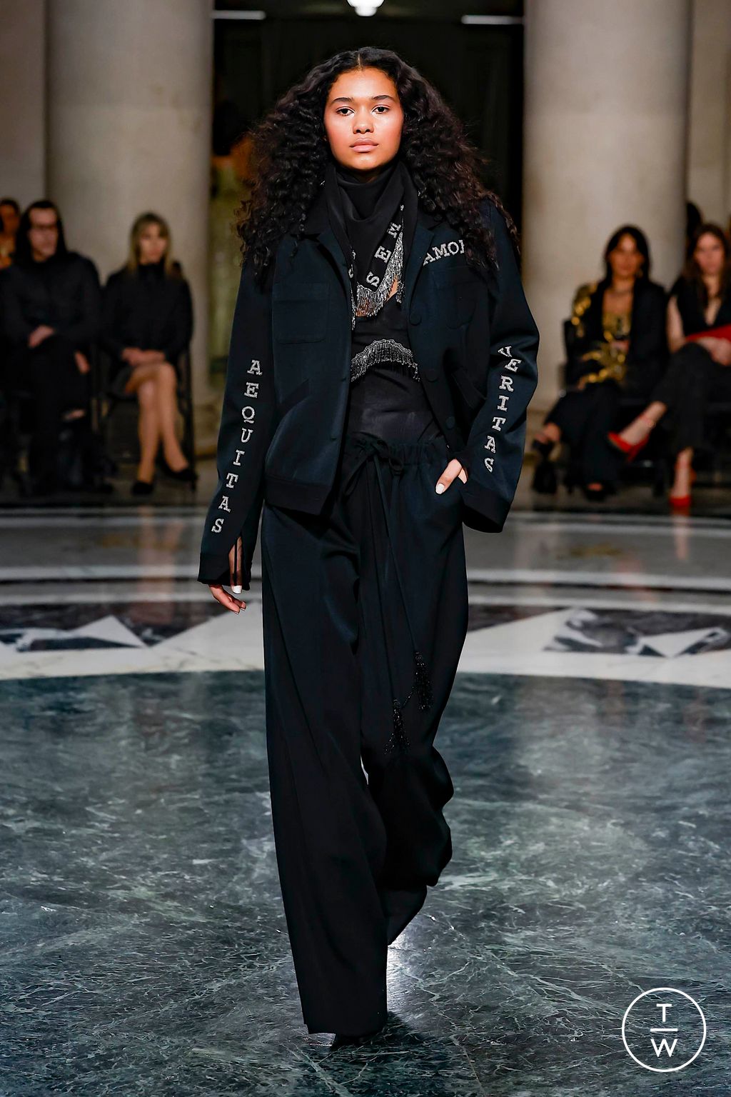 Fashion Week New York Fall/Winter 2024 look 11 from the Cucculelli Shaheen collection 女装
