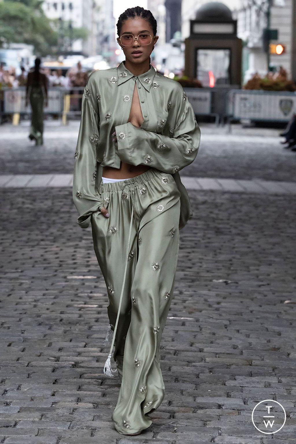 Fashion Week New York Spring/Summer 2024 look 21 from the Cucculelli Shaheen collection womenswear