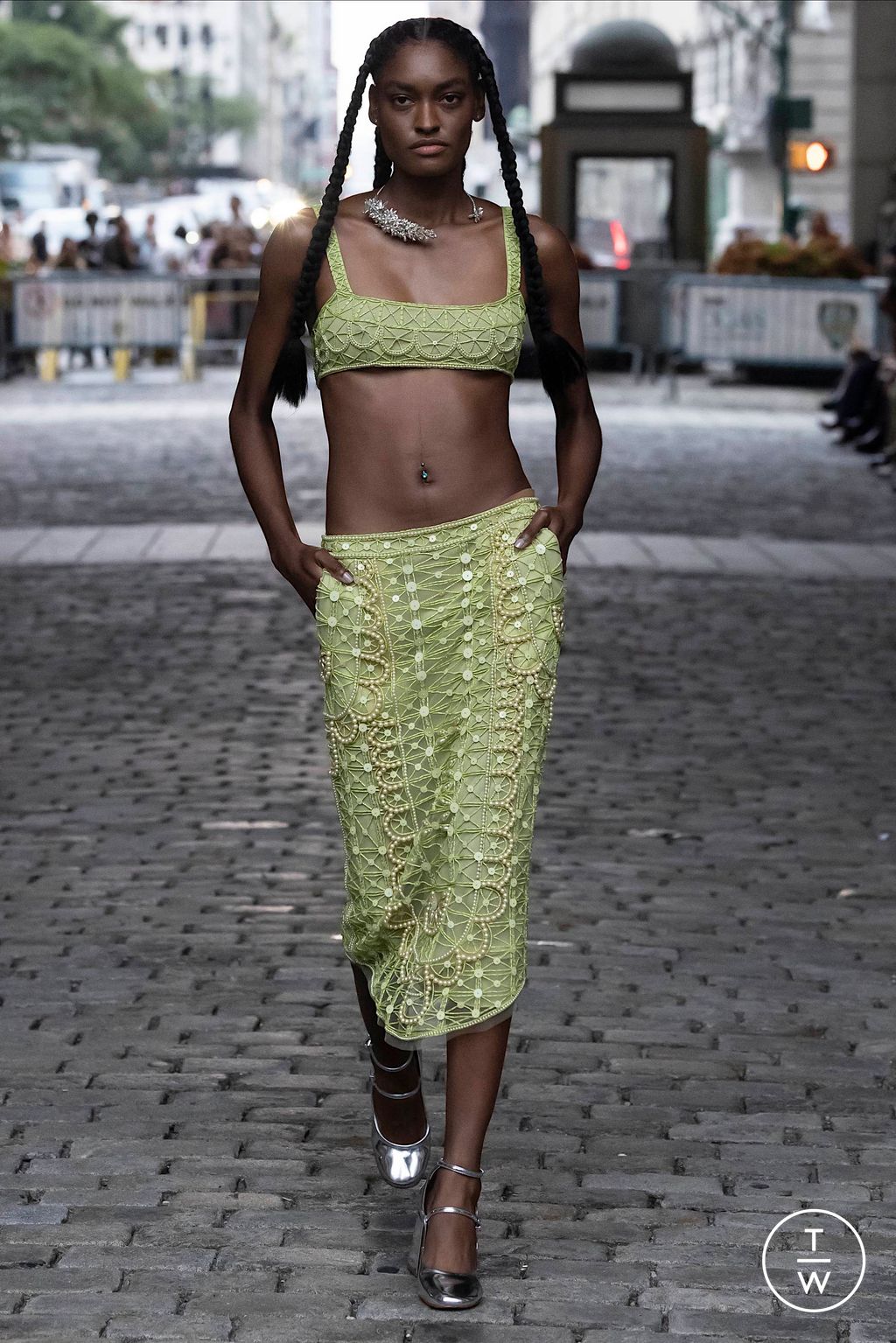 Fashion Week New York Spring/Summer 2024 look 24 de la collection Cucculelli Shaheen womenswear