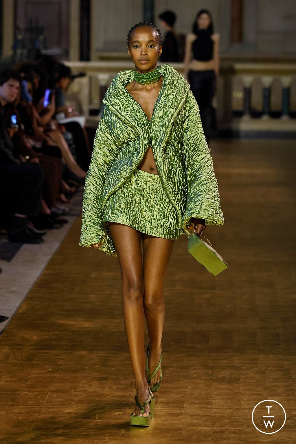 Fashion Week New York Fall/Winter 2026 look 2 from the Cult Gaia collection womenswear