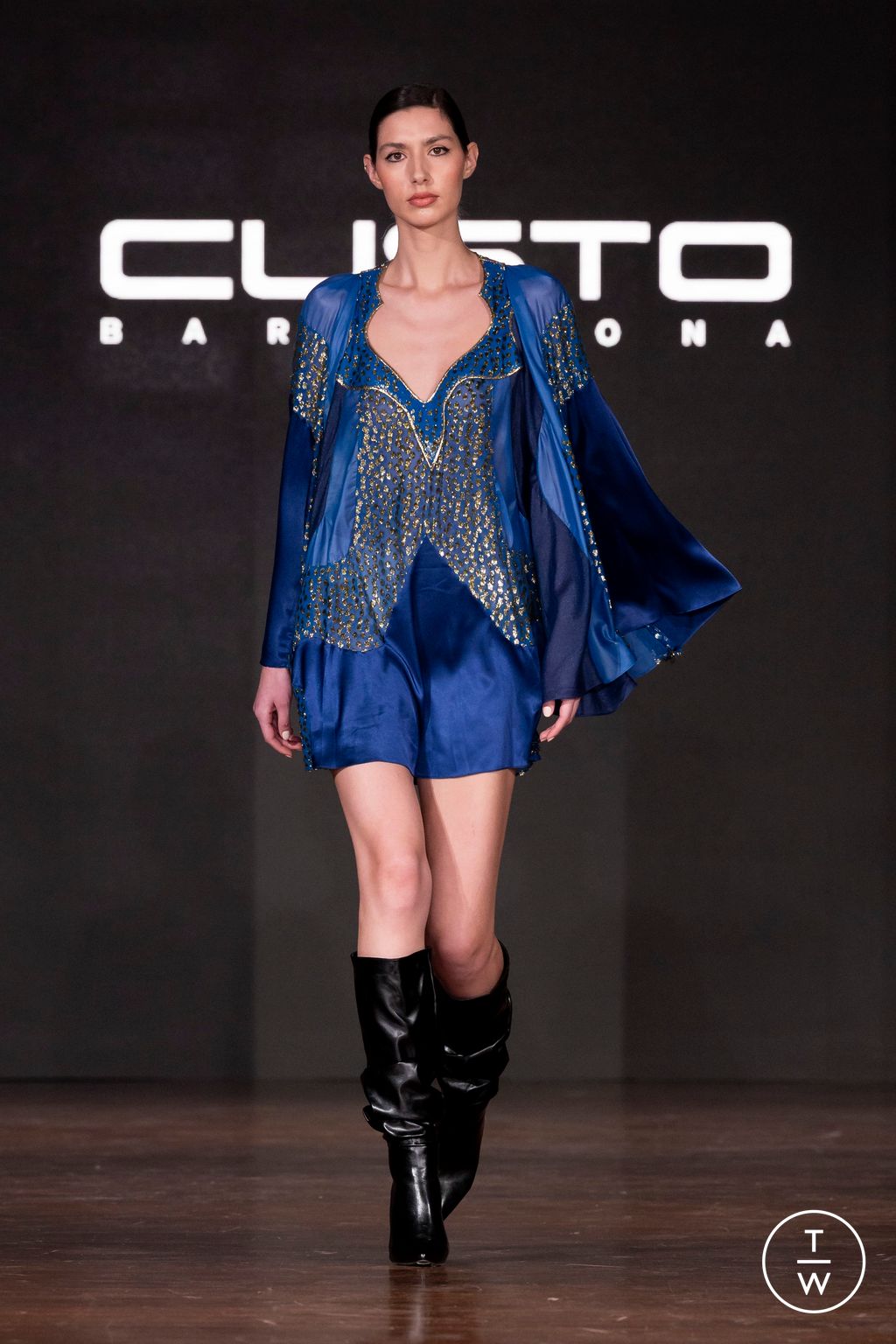 Fashion Week Milan Fall/Winter 2024 look 3 from the Custo Barcelona collection womenswear