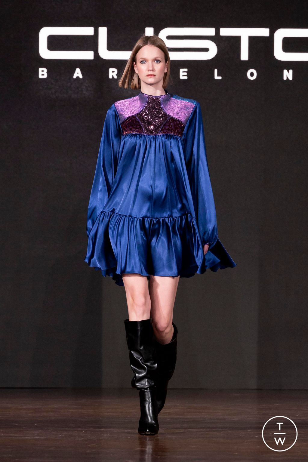 Fashion Week Milan Fall/Winter 2024 look 4 from the Custo Barcelona collection womenswear