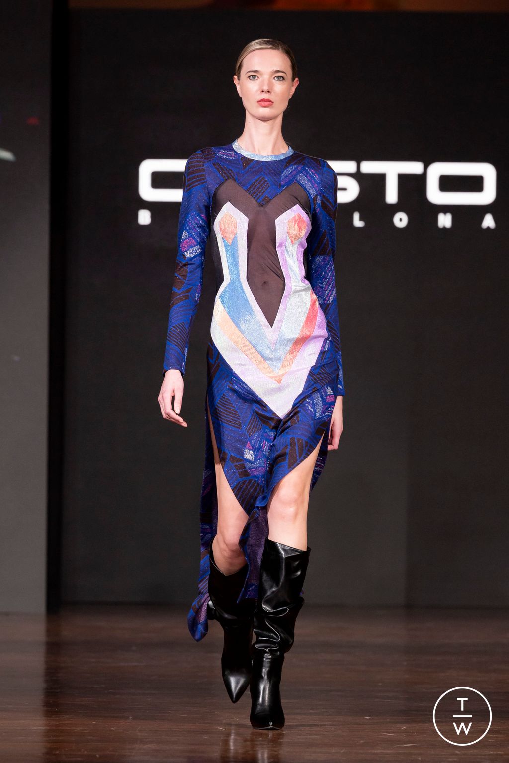 Fashion Week Milan Fall/Winter 2024 look 5 from the Custo Barcelona collection womenswear